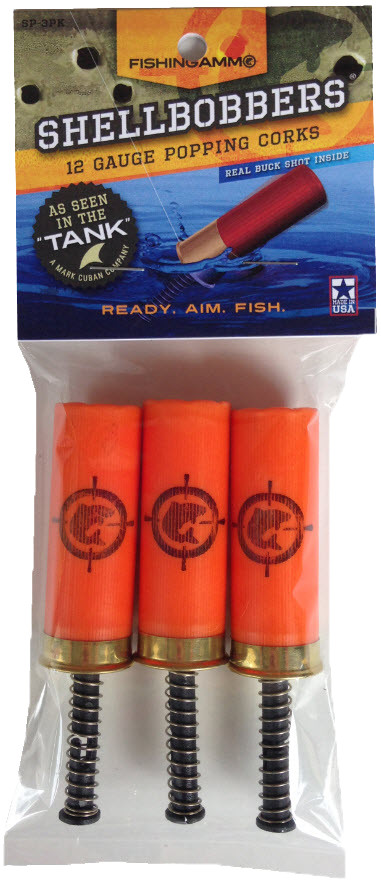 Shell Bobbers - 12 Gauge Popping Corks 3 pack – fishing-ammo